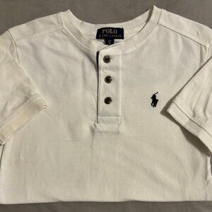 Polo Ralph Lauren White Shirt Boys Size S (8)